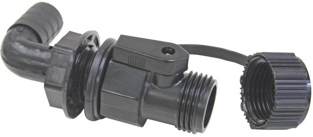WASHDOWN CONNECT 90-DEGREE BARB 20MM