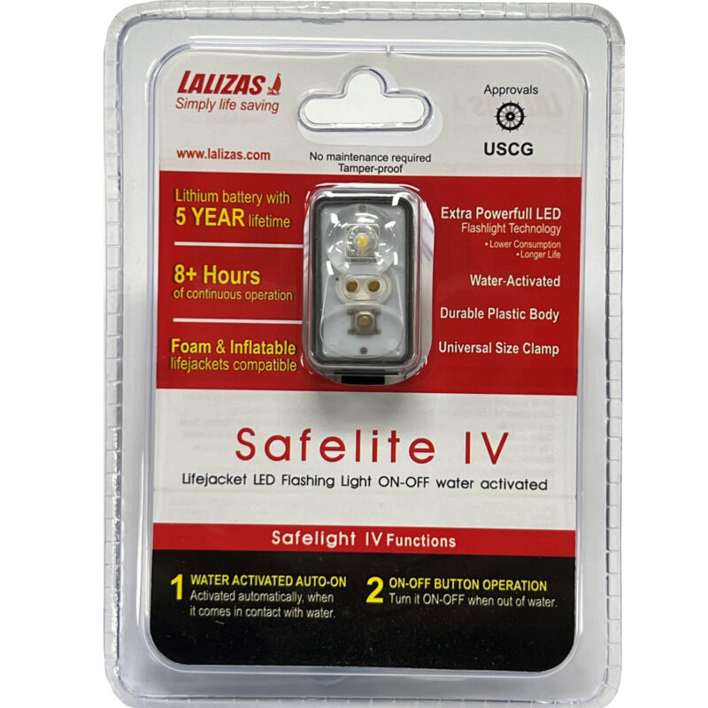 LED LIFE JACKET LIGHT SAFELIGHT 2 LALIZA