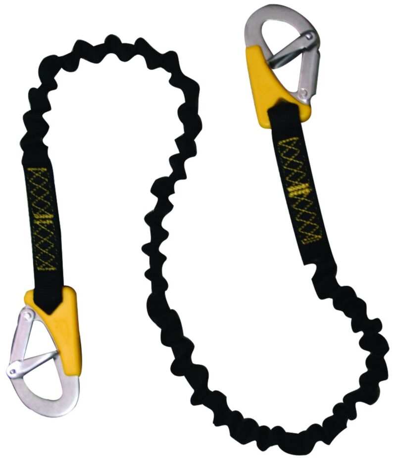 SAFETY TETHER ELAST 2HOOK 1M - 1.8M