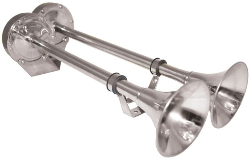 SS DUAL HORN 12V 455/390MM