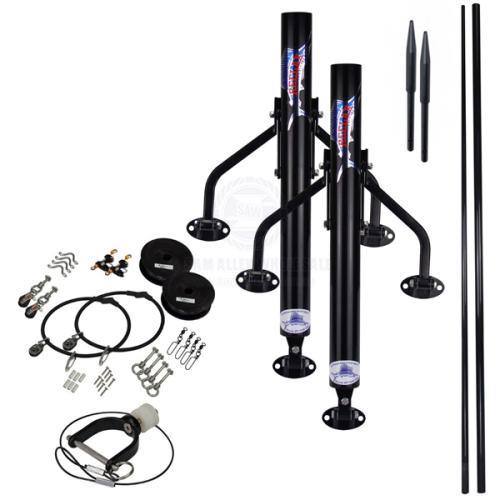 REELAX REEF 550 OUTRIGGER KIT 5.5M BLACK EDITION 3K CARBON