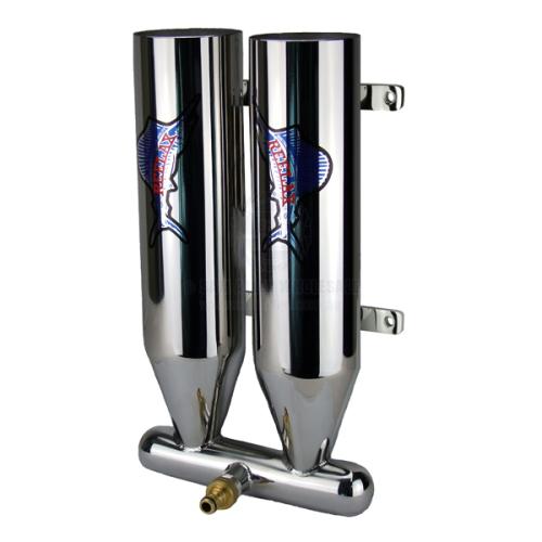 REELAX S/STEEL BONITO TUBES TRANSOM MNT CNTR INLET