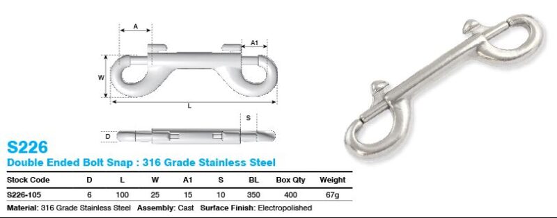 DOUBLE END SNAP CLIP - Image 2