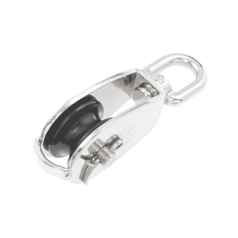 32MM BLOCK NYLON SHEAVE SS 304 SINGLE