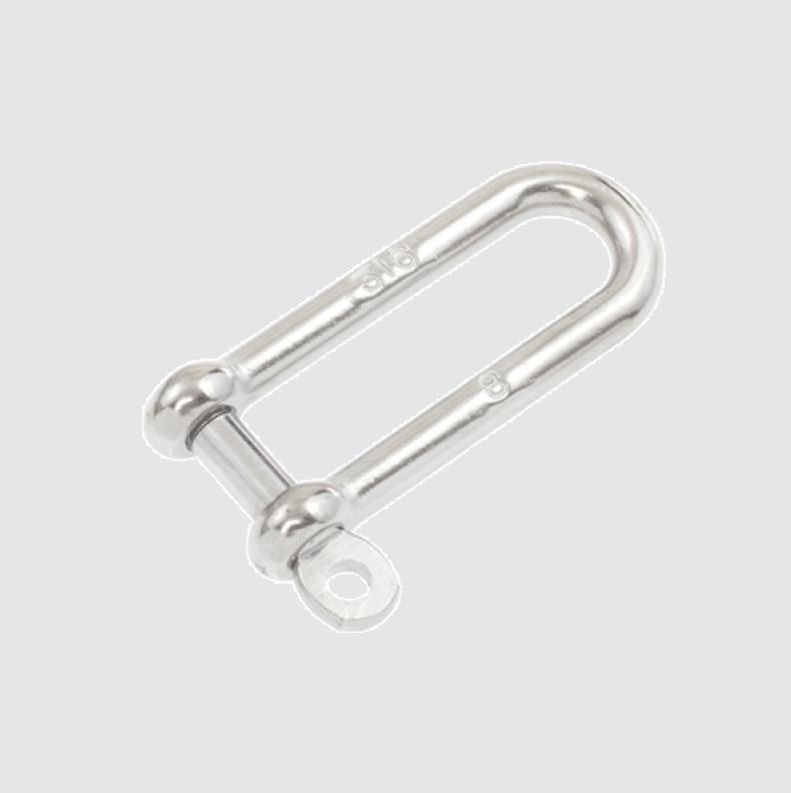 10MM CAST LONG D SHACKLE SS 316
