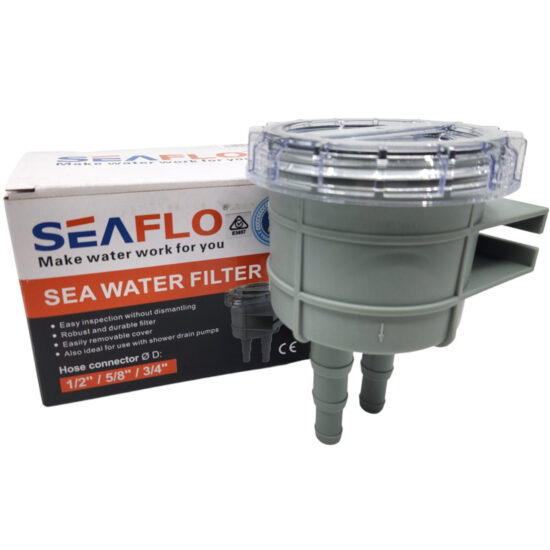 SEAFLO WATER STRAINER 1/2", 5/8", 3/4"