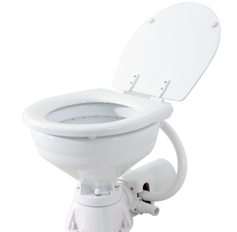 SEAFLO 24V MARINE TOILET WHITE