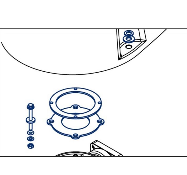 TMC LUXURY TOILET BASE GASKET KIT