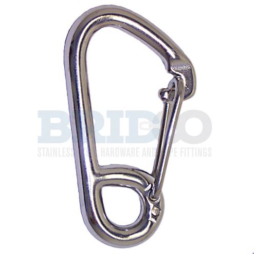 ASYMMETRIC SPRING HOOK 8MM SS 316