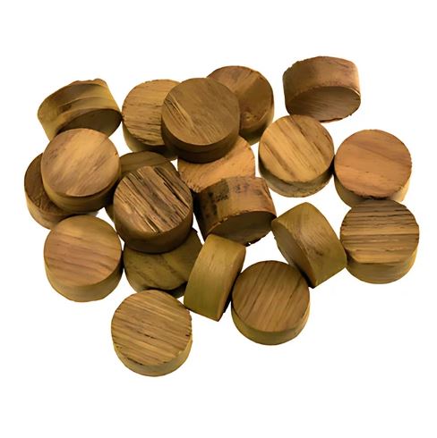 TEAK PLUG 1/2 INCH PACK 10