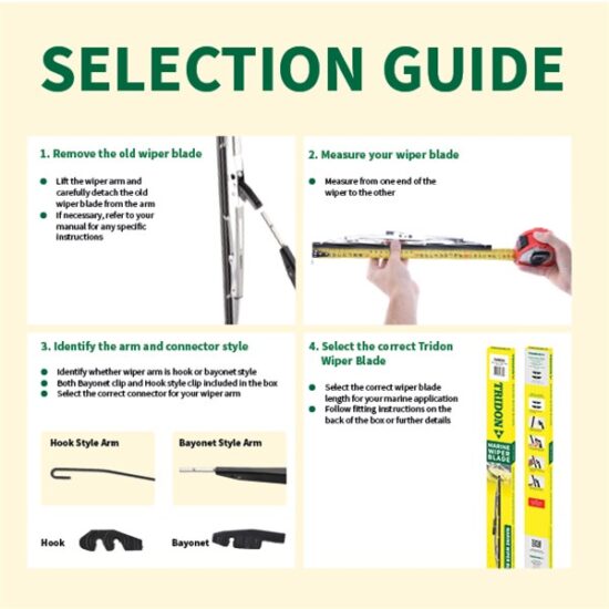 TRIDON MARINE WIPER BLADE 24 IN 600 MM - Image 3