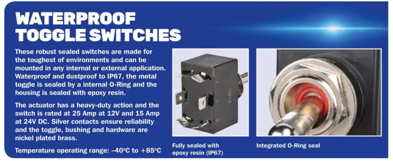 NARVA TOGGLE SEALED OFF/ON H/DUTY