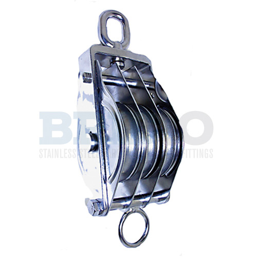 SS 304 TRIPLE BLOCK EYE 100MM