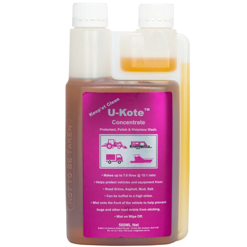 U-KOTE PROTECTANT POLISH & WASH 500ML