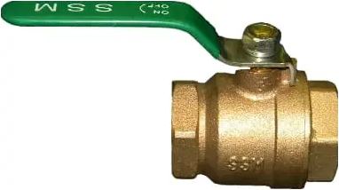 BRONZE BALL VALVE 1" S/S HANDLE