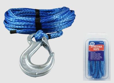 5MM X 6M DYNEEMA ROPE WITH SNAP HOOK