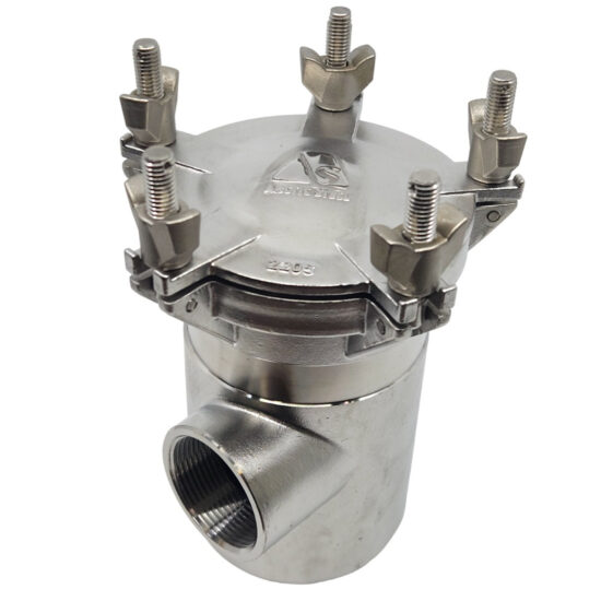 100MM BISO STRAINER SOLID LID BSP 4" S/S 2205 COMP ASSEMBLY - Image 2