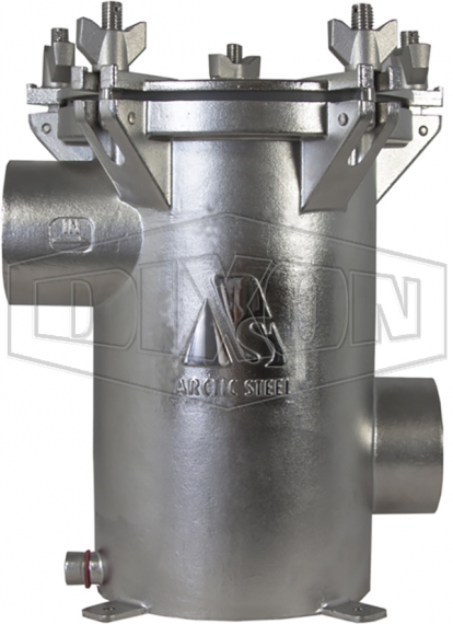 65MM SISO STRAINER SOLID LID BSP 2.5" SS 2205 COMP ASSEMBLY