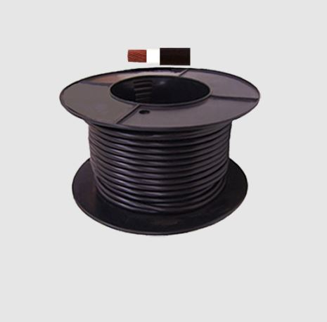 BLACK BATTERY CABLE 70MM TINNED PER MTR